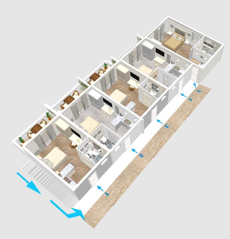 Maridea Casa Vacanza- Le Alcove Sul Mare Suites ปอนซา ภายนอก รูปภาพ